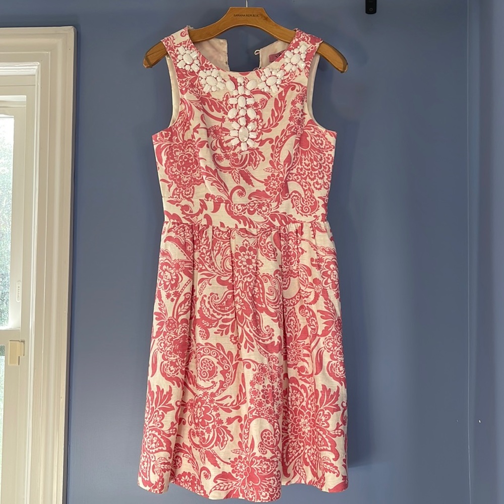 Eliza J Pink Midi Dress